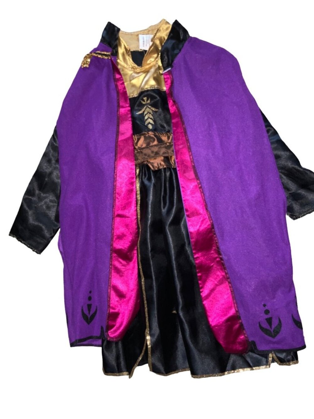 Disney Frozen Anna Travel Dress Girls Costume , Role Play Dress-Up 4-6X